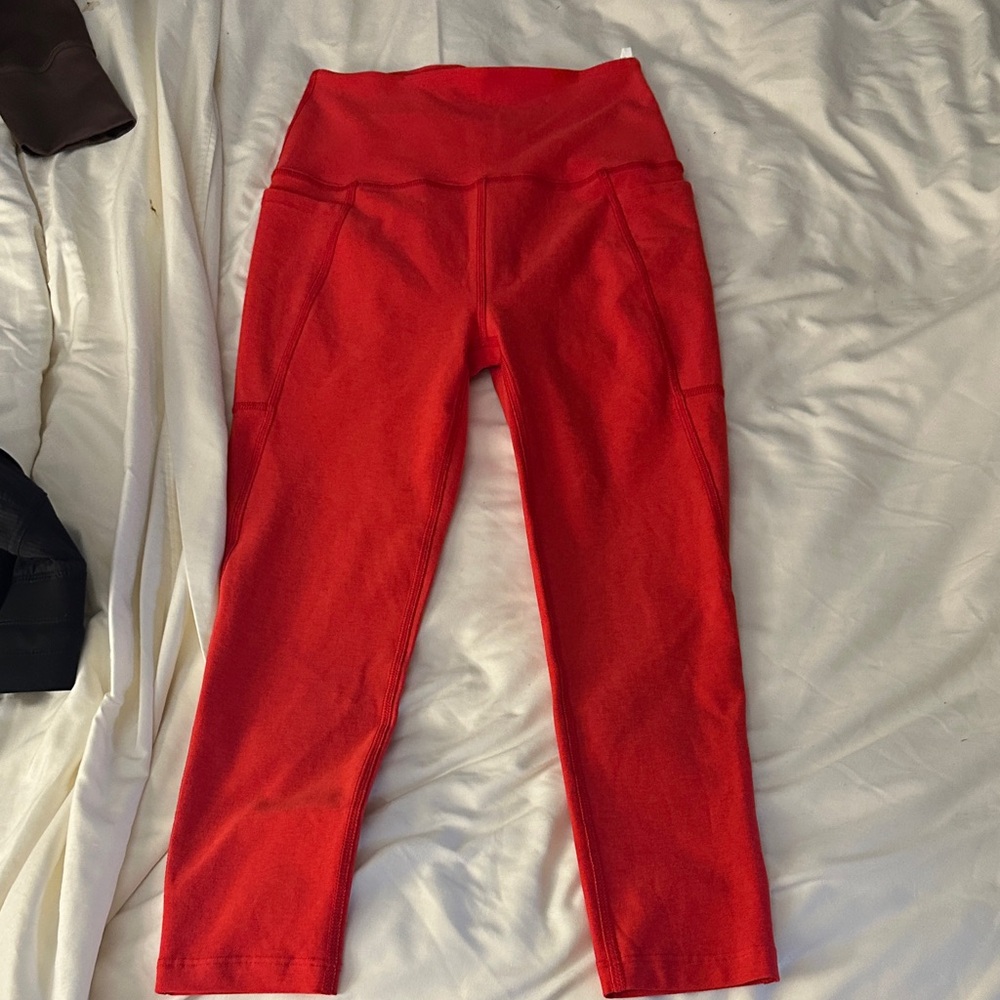 Beyond Yoga Red Leggings
